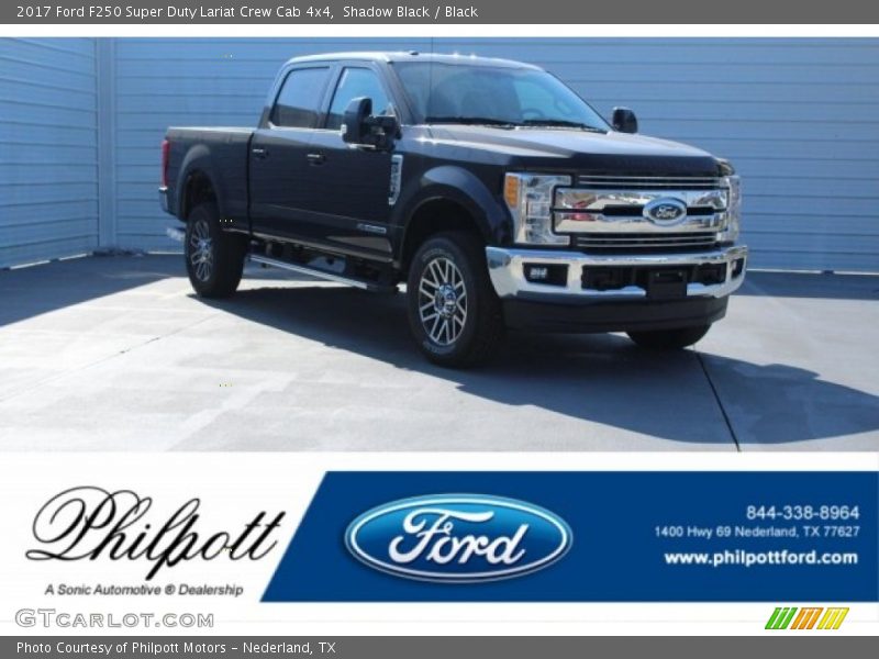 Shadow Black / Black 2017 Ford F250 Super Duty Lariat Crew Cab 4x4