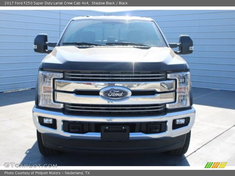 Shadow Black / Black 2017 Ford F250 Super Duty Lariat Crew Cab 4x4