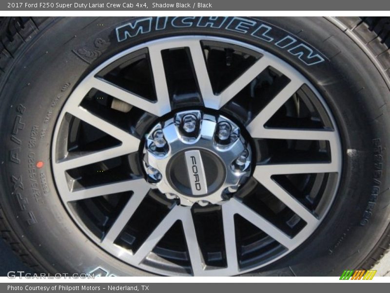 Shadow Black / Black 2017 Ford F250 Super Duty Lariat Crew Cab 4x4