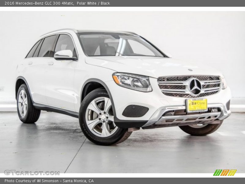 Polar White / Black 2016 Mercedes-Benz GLC 300 4Matic