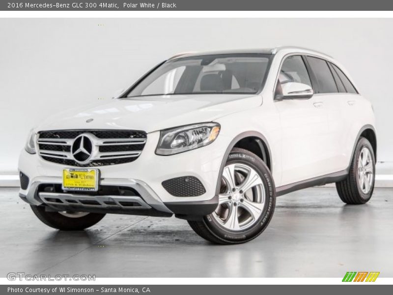 Polar White / Black 2016 Mercedes-Benz GLC 300 4Matic