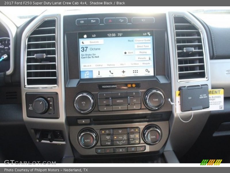 Shadow Black / Black 2017 Ford F250 Super Duty Lariat Crew Cab 4x4