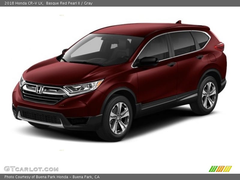 Basque Red Pearl II / Gray 2018 Honda CR-V LX