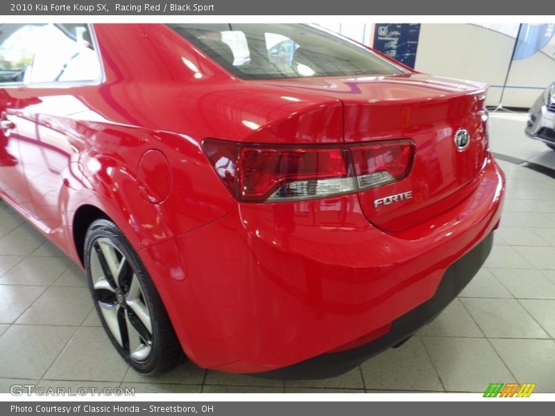 Racing Red / Black Sport 2010 Kia Forte Koup SX