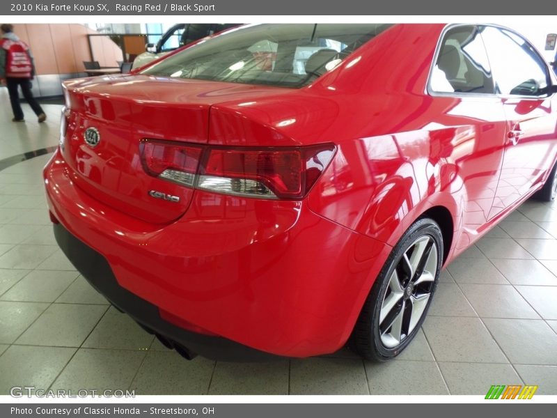 Racing Red / Black Sport 2010 Kia Forte Koup SX