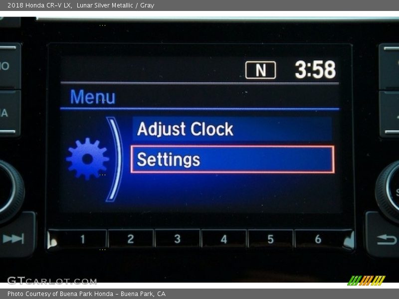 Lunar Silver Metallic / Gray 2018 Honda CR-V LX