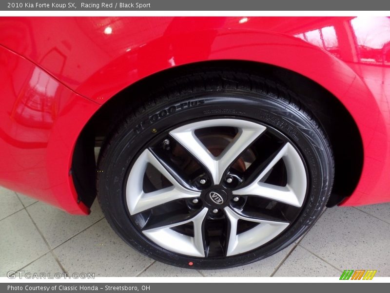 Racing Red / Black Sport 2010 Kia Forte Koup SX