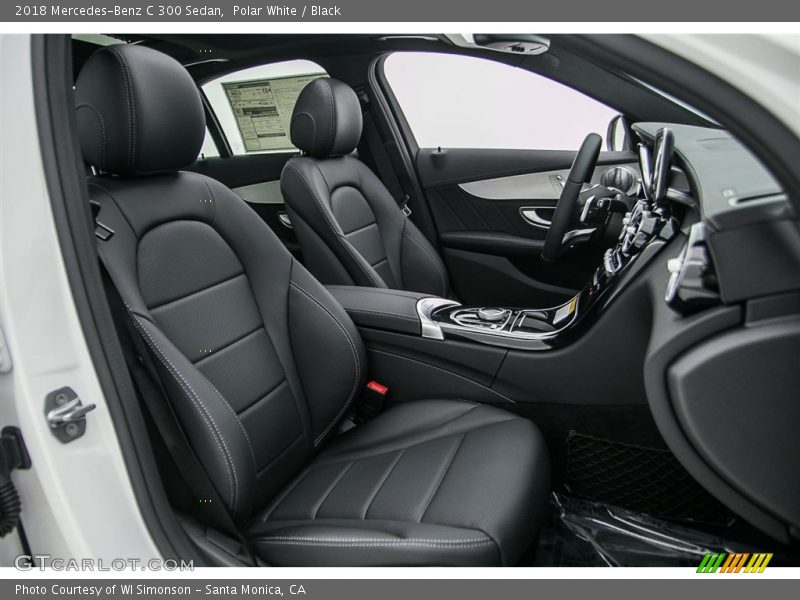 Polar White / Black 2018 Mercedes-Benz C 300 Sedan