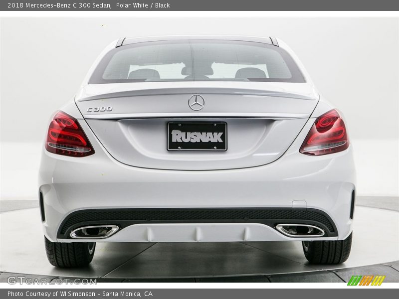 Polar White / Black 2018 Mercedes-Benz C 300 Sedan