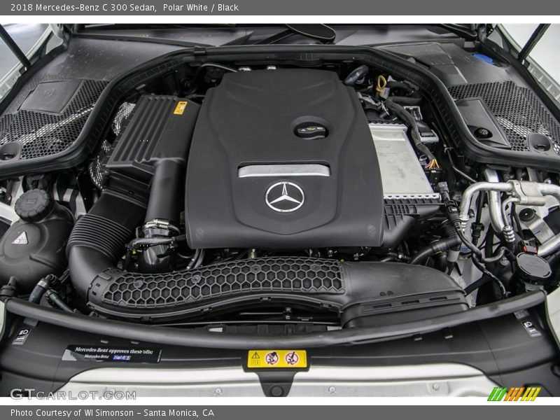 Polar White / Black 2018 Mercedes-Benz C 300 Sedan