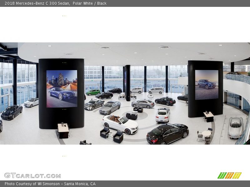 Polar White / Black 2018 Mercedes-Benz C 300 Sedan