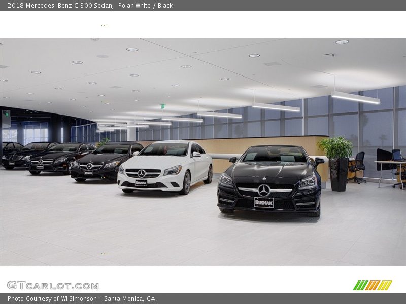 Polar White / Black 2018 Mercedes-Benz C 300 Sedan