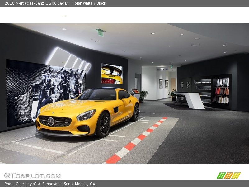 Polar White / Black 2018 Mercedes-Benz C 300 Sedan