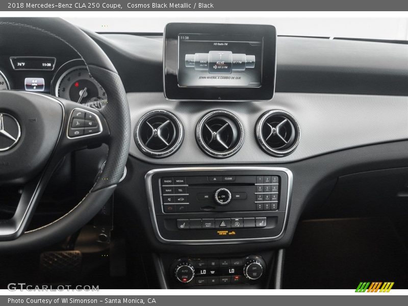 Cosmos Black Metallic / Black 2018 Mercedes-Benz CLA 250 Coupe