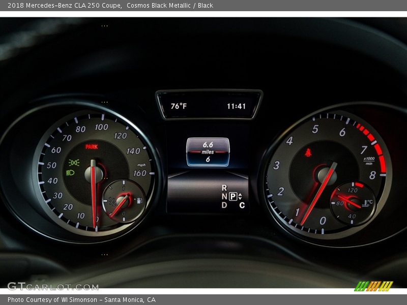 Cosmos Black Metallic / Black 2018 Mercedes-Benz CLA 250 Coupe