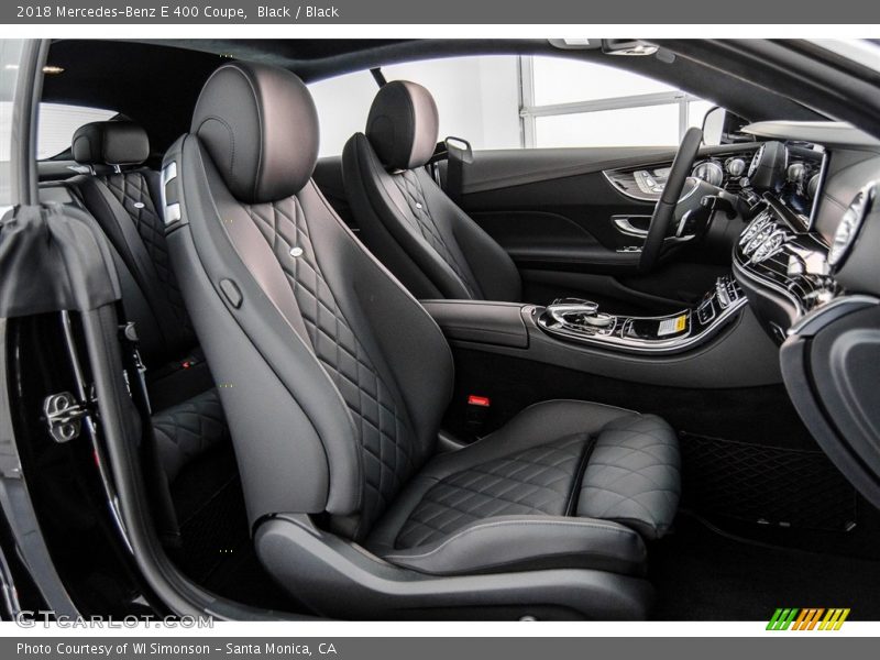Black / Black 2018 Mercedes-Benz E 400 Coupe