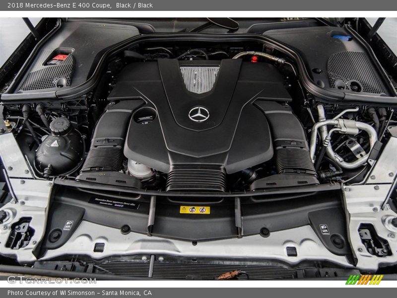 Black / Black 2018 Mercedes-Benz E 400 Coupe
