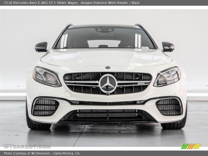 designo Diamond White Metallic / Black 2018 Mercedes-Benz E AMG 63 S 4Matic Wagon