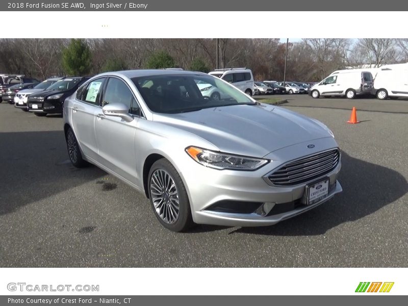 Front 3/4 View of 2018 Fusion SE AWD