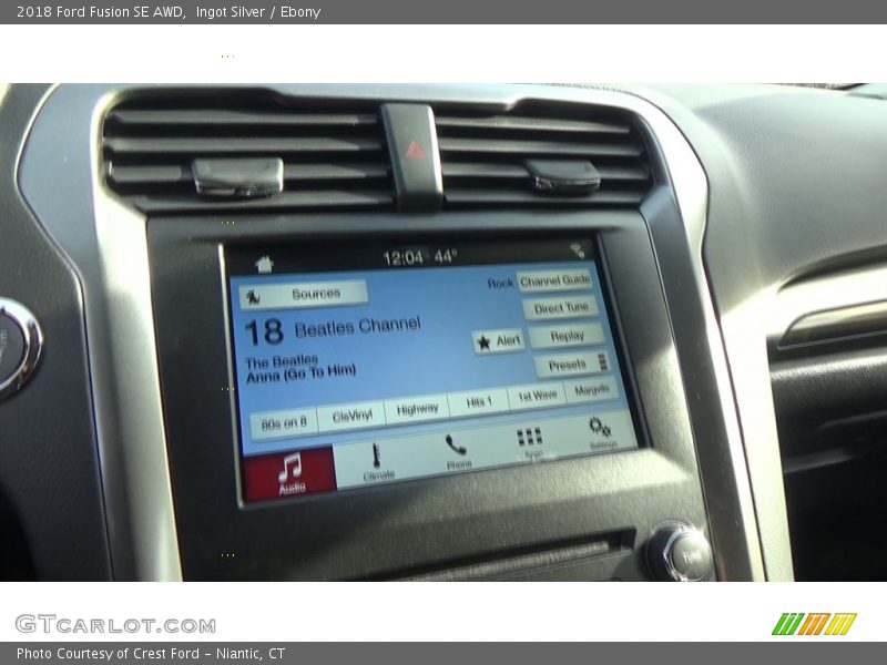 Ingot Silver / Ebony 2018 Ford Fusion SE AWD