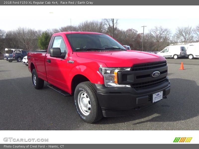 Race Red / Earth Gray 2018 Ford F150 XL Regular Cab 4x4