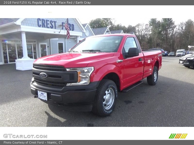 Race Red / Earth Gray 2018 Ford F150 XL Regular Cab 4x4