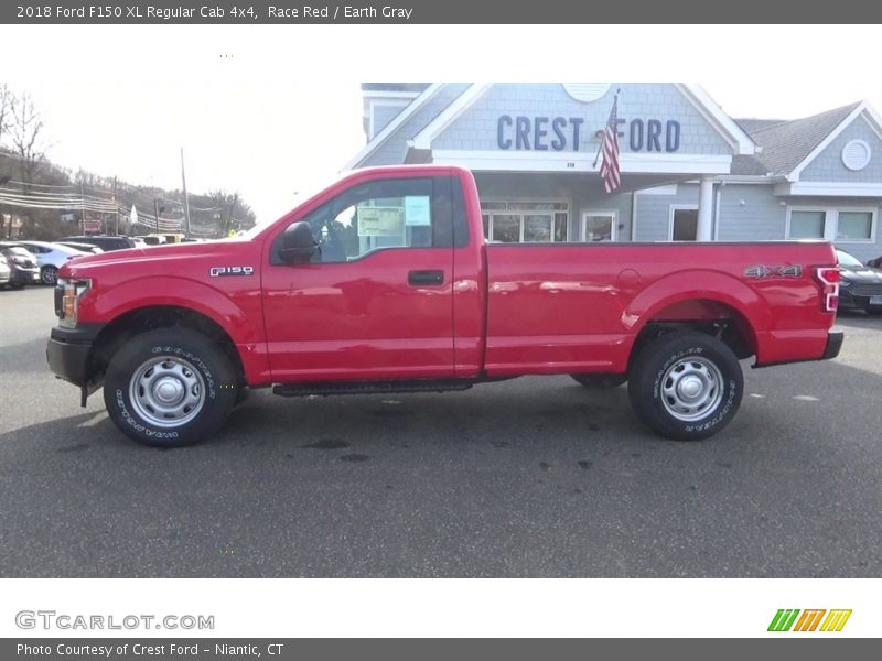 Race Red / Earth Gray 2018 Ford F150 XL Regular Cab 4x4