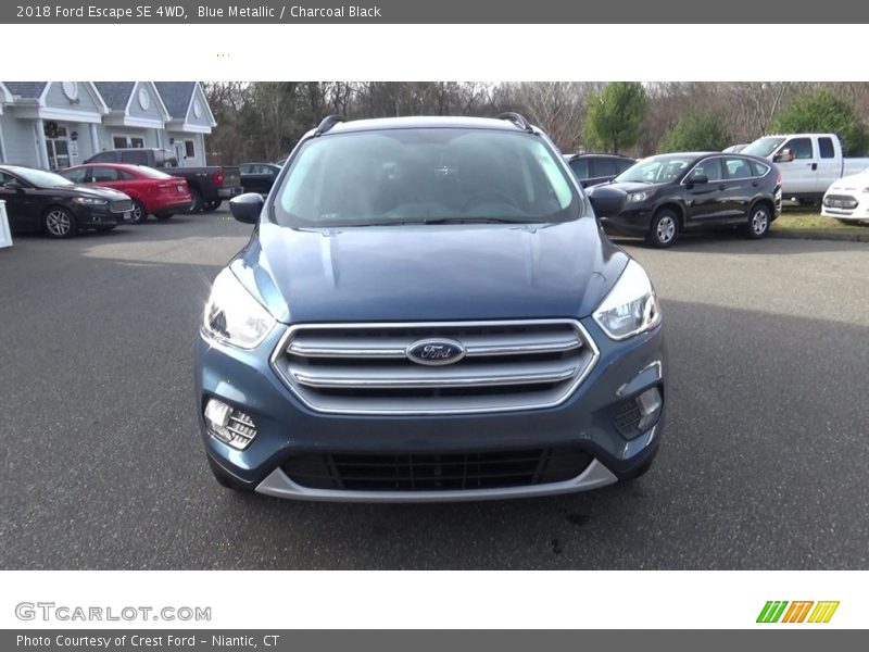 Blue Metallic / Charcoal Black 2018 Ford Escape SE 4WD
