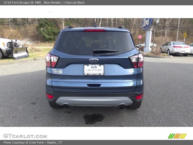 Blue Metallic / Charcoal Black 2018 Ford Escape SE 4WD