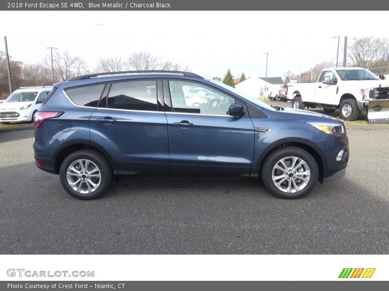 Blue Metallic / Charcoal Black 2018 Ford Escape SE 4WD