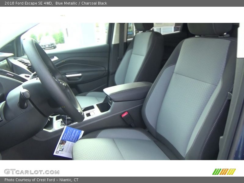 Blue Metallic / Charcoal Black 2018 Ford Escape SE 4WD