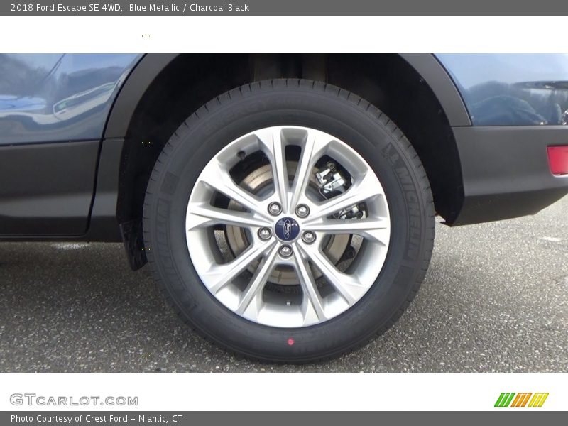 Blue Metallic / Charcoal Black 2018 Ford Escape SE 4WD