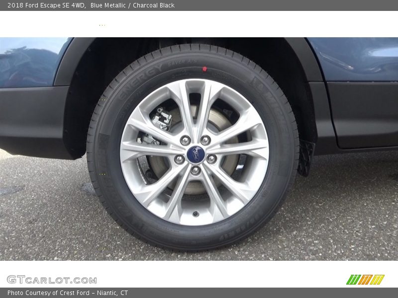 Blue Metallic / Charcoal Black 2018 Ford Escape SE 4WD