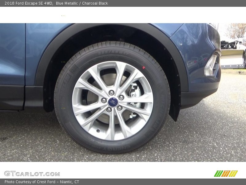 Blue Metallic / Charcoal Black 2018 Ford Escape SE 4WD