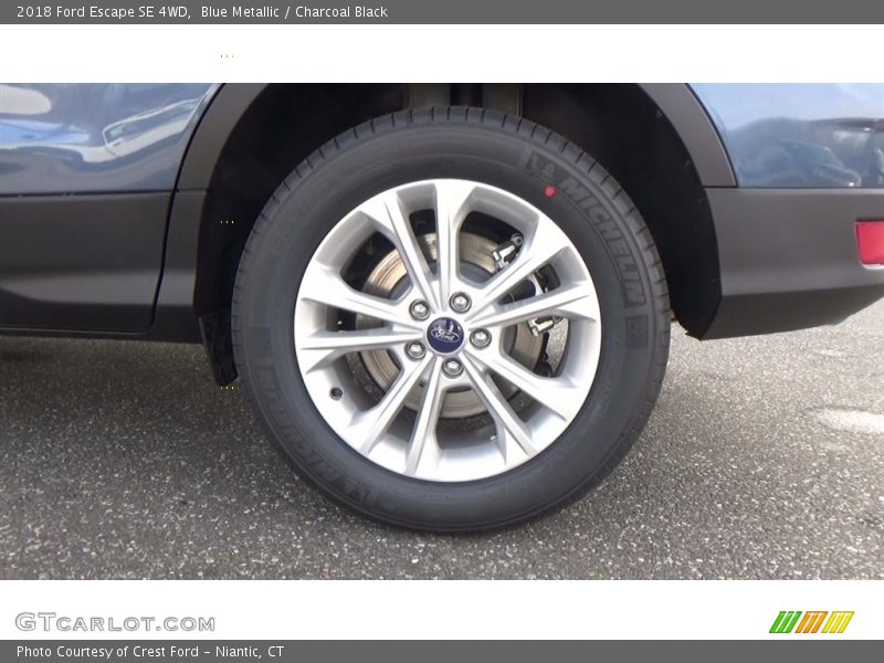 Blue Metallic / Charcoal Black 2018 Ford Escape SE 4WD