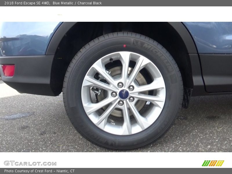 Blue Metallic / Charcoal Black 2018 Ford Escape SE 4WD