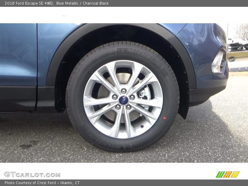 Blue Metallic / Charcoal Black 2018 Ford Escape SE 4WD