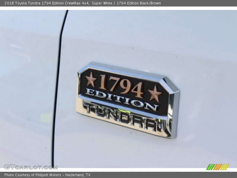  2018 Tundra 1794 Edition CrewMax 4x4 Logo