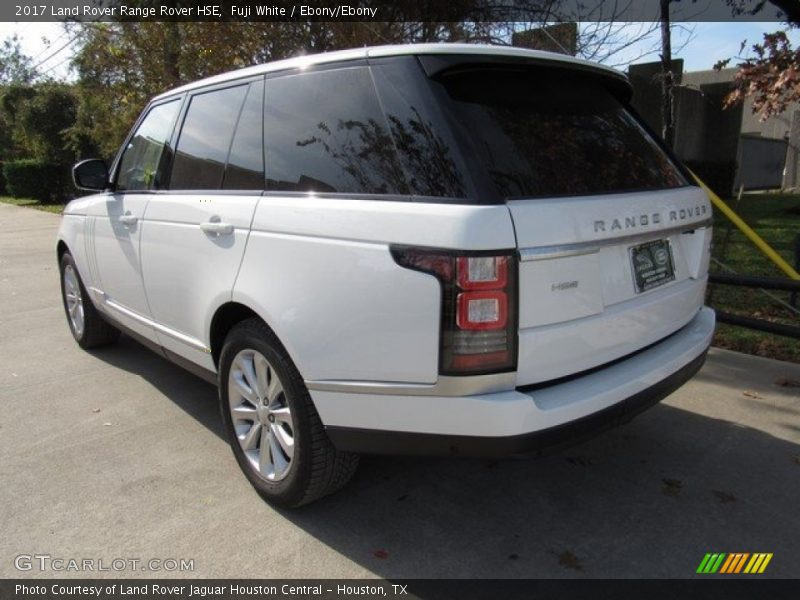 Fuji White / Ebony/Ebony 2017 Land Rover Range Rover HSE