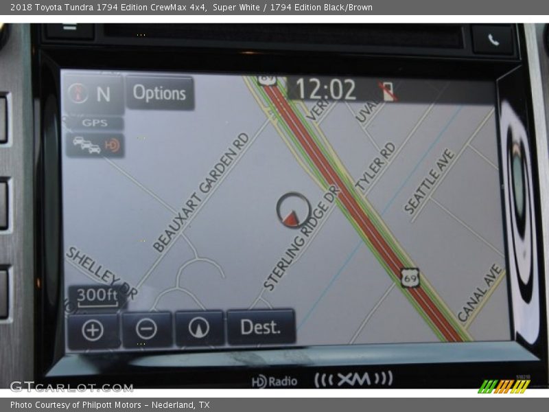 Navigation of 2018 Tundra 1794 Edition CrewMax 4x4