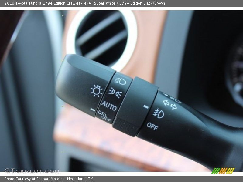 Controls of 2018 Tundra 1794 Edition CrewMax 4x4
