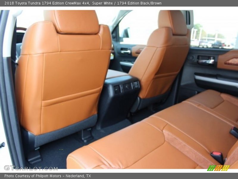 Rear Seat of 2018 Tundra 1794 Edition CrewMax 4x4