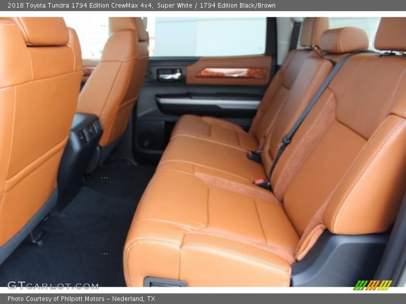 Rear Seat of 2018 Tundra 1794 Edition CrewMax 4x4
