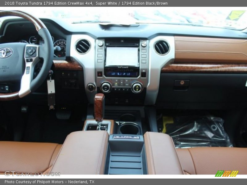 Super White / 1794 Edition Black/Brown 2018 Toyota Tundra 1794 Edition CrewMax 4x4