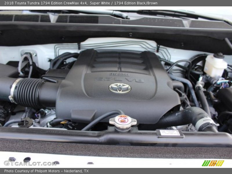  2018 Tundra 1794 Edition CrewMax 4x4 Engine - 5.7 Liter i-Force DOHC 32-Valve VVT-i V8