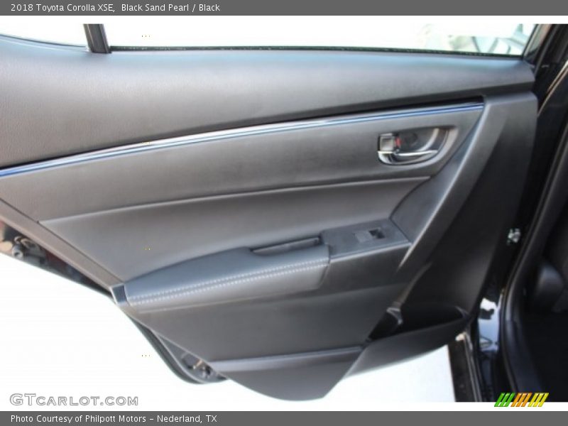 Black Sand Pearl / Black 2018 Toyota Corolla XSE