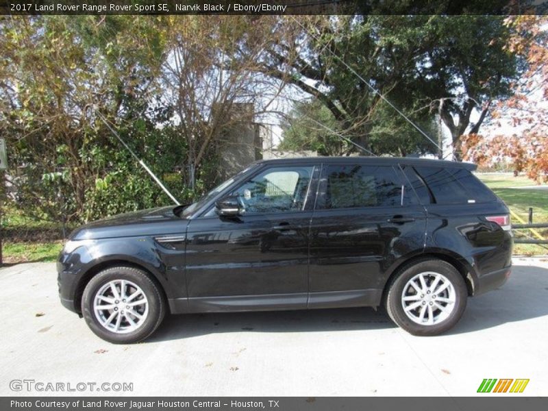 Narvik Black / Ebony/Ebony 2017 Land Rover Range Rover Sport SE