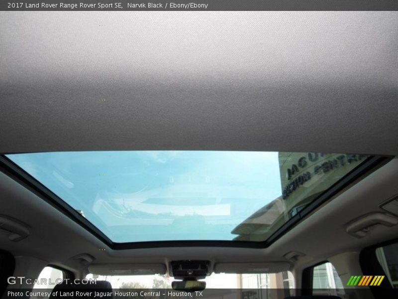 Narvik Black / Ebony/Ebony 2017 Land Rover Range Rover Sport SE
