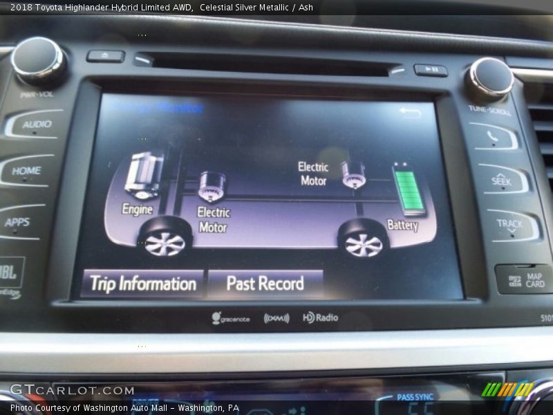 Celestial Silver Metallic / Ash 2018 Toyota Highlander Hybrid Limited AWD