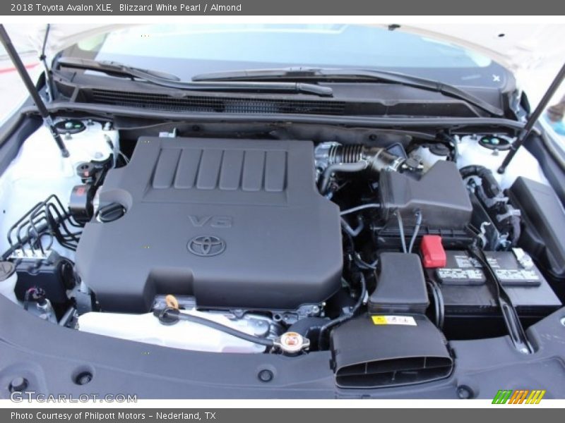 Blizzard White Pearl / Almond 2018 Toyota Avalon XLE